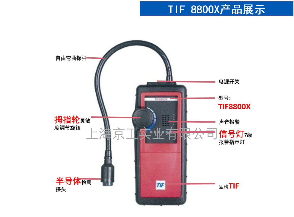 美國TIF8800X可燃?xì)鉁y(cè)試儀